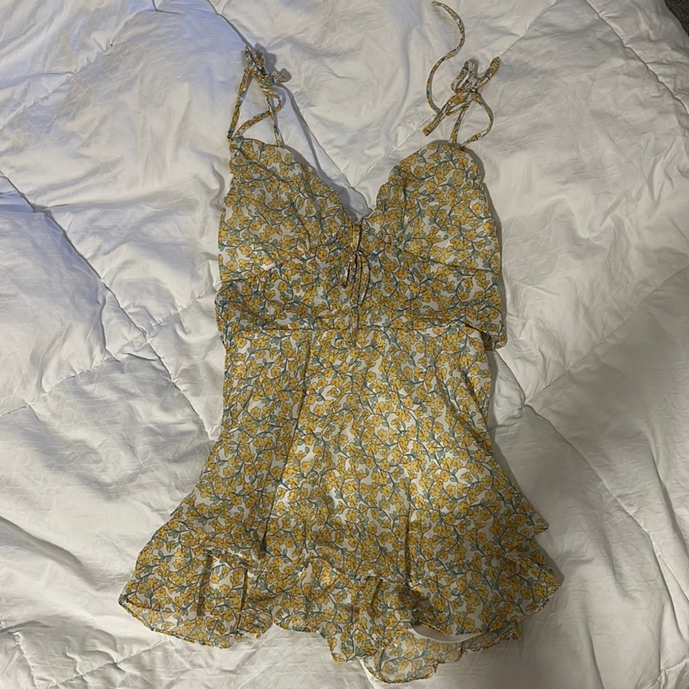 B Darlin floral romper